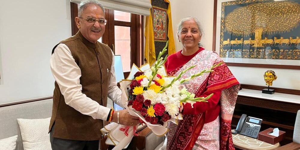 LG Gupta Engages with Union Finance Minister on Ladakh’s Key Developmental Priorities