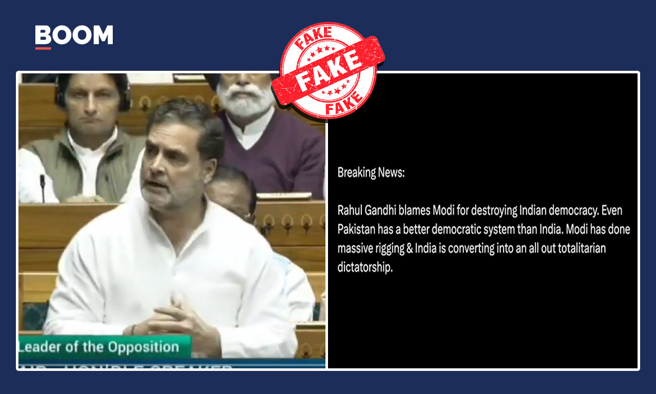 AI-Altered Video Misrepresents Rahul Gandhi’s Feedback on Pakistan’s Democracy