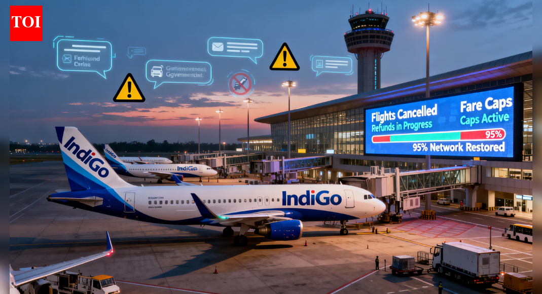 IndiGo Crisis Deepens: Government Imposes Fare Caps, Mandates Refunds, Summons CEO