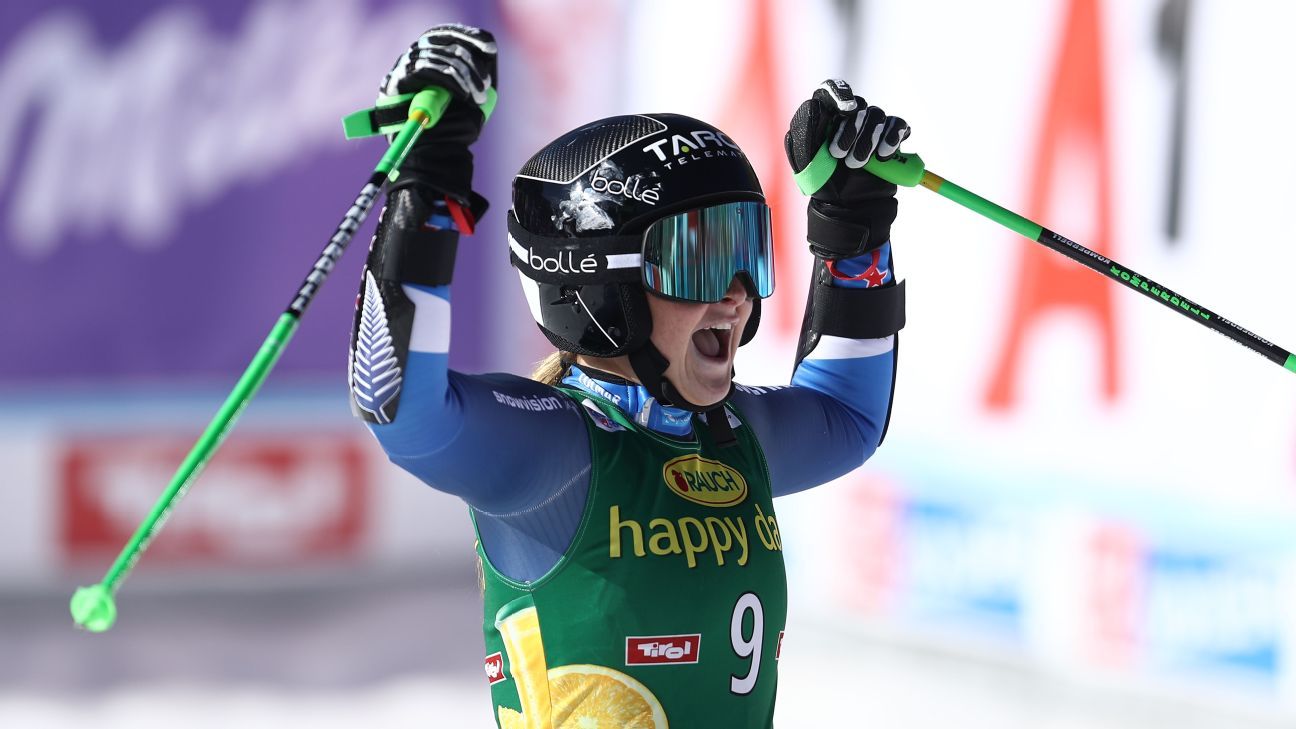 Alice Robinson Claims Back-to-Back World Cup GS Title, Shiffrin Finishes 6th