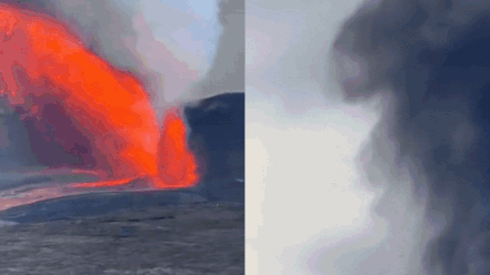 Kīlauea Volcano Erupts: Spectacular 1200-Foot Lava Fountains Observed