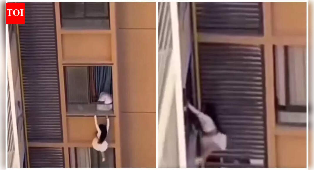 Balcony Drama: Mistress Hangs Off Tenth Ground After Lover’s Spouse Arrives
