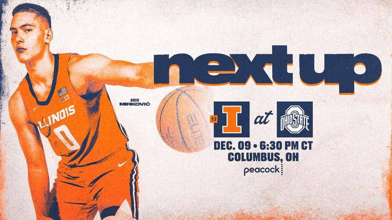Illini Kick Off Large Ten Play In opposition to Ohio State Tuesday Night time