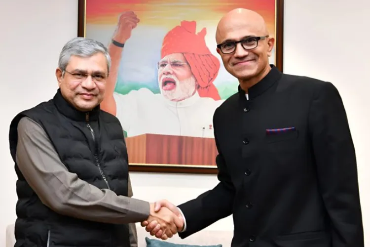 AI and Tech Partnerships: Ashwini Vaishnaw’s Dialog with Microsoft CEO Satya Nadella