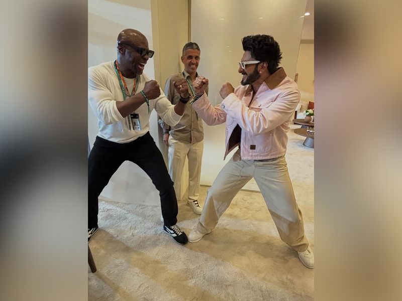 Celebrating Success: Terry Crews Cheers on Ranveer