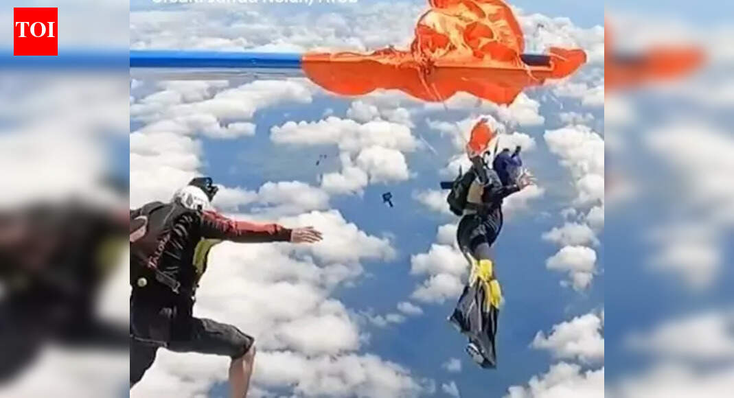 Skydiver’s Harrowing Escape from Aircraft Tail Captured on Video