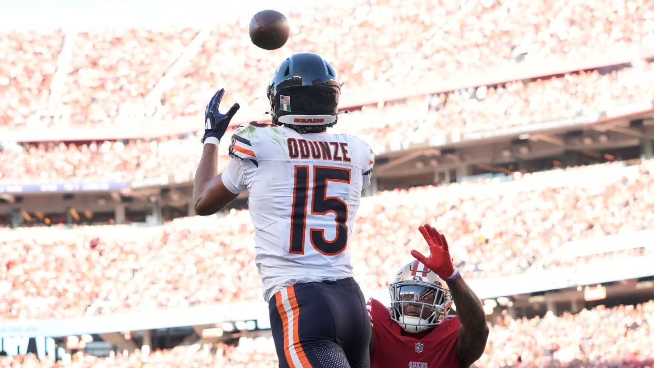 Bears Hopeful WR Odunze Will Play In opposition to Browns