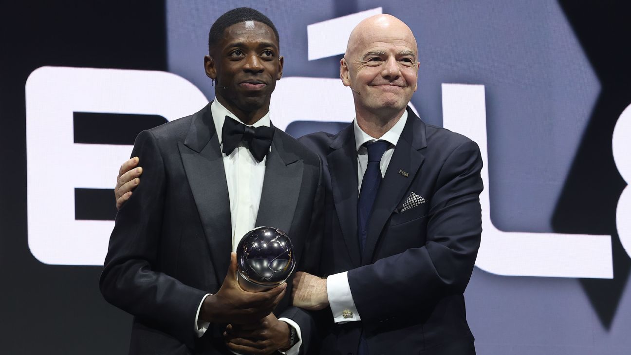 Dembélé Claims Greatest FIFA Males’s Participant Award, Outshining Yamal and Mbappé