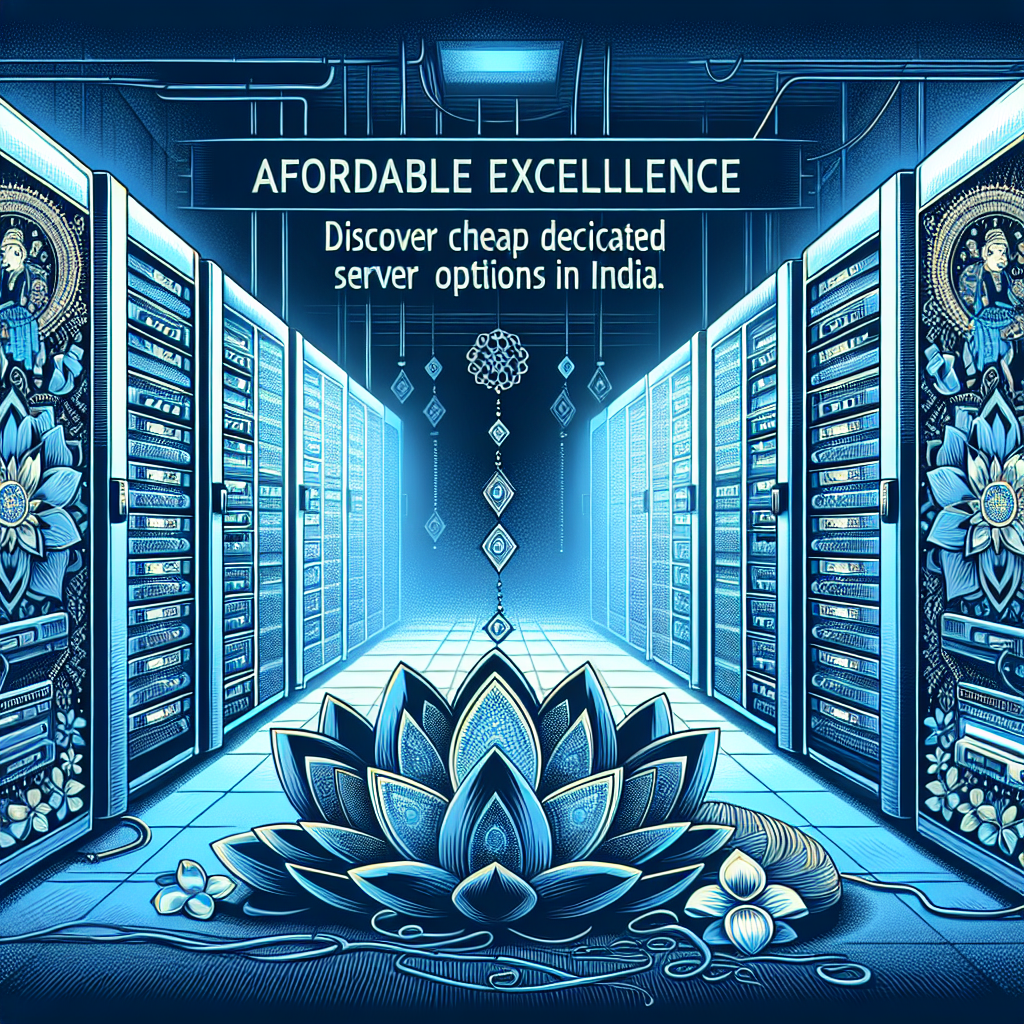 Inexpensive Excellence: Uncover Low-cost Devoted Server Choices in India