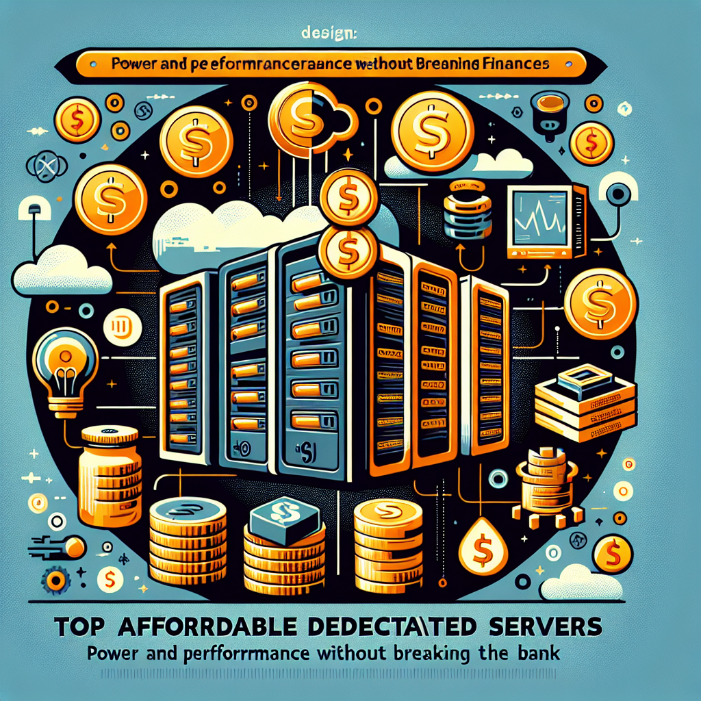 High Reasonably priced Devoted Servers: Energy and Efficiency With out Breaking the Financial institution