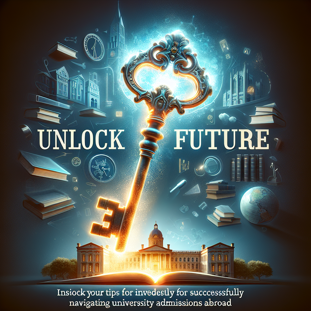 Unlock Your Future: Insider Suggestions for Efficiently Navigating College Admissions Overseas
