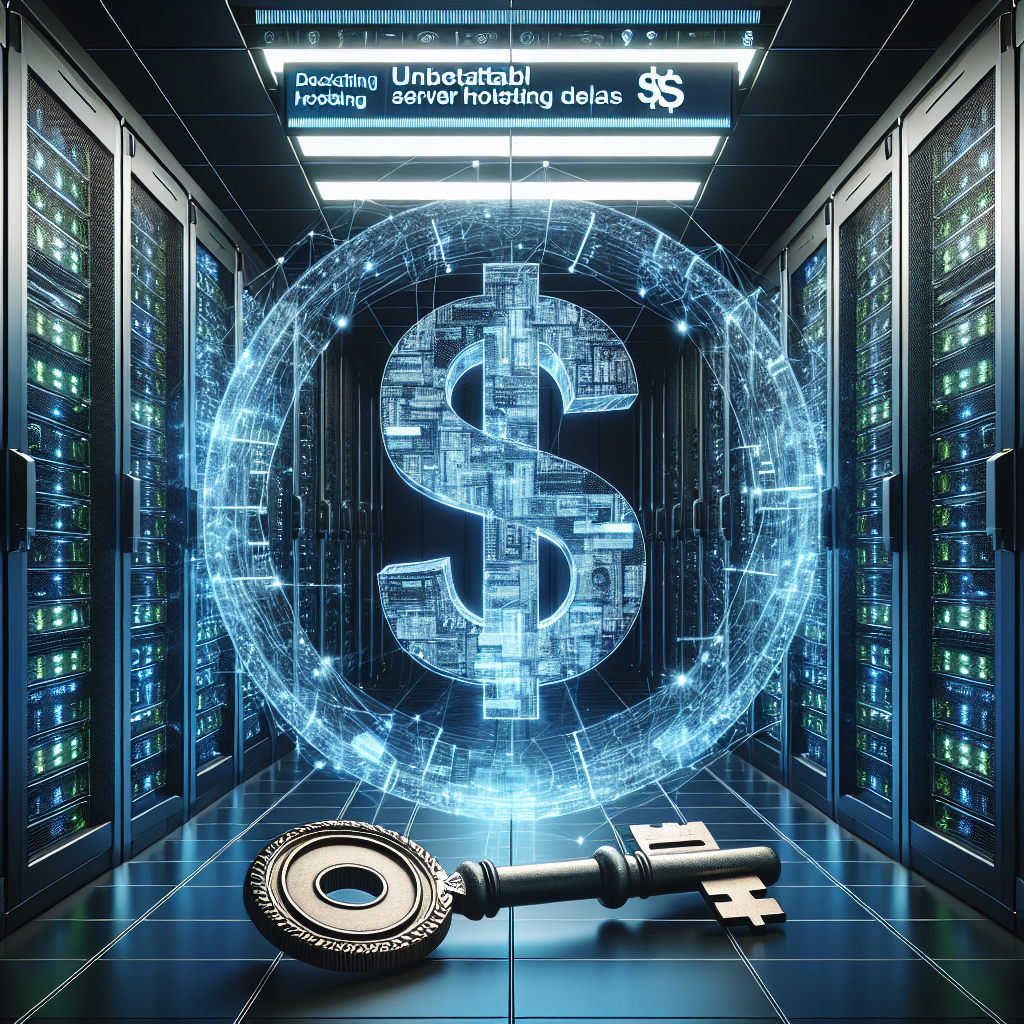 “Unbeatable Devoted Server Internet hosting Offers: Unlock Efficiency and Financial savings”