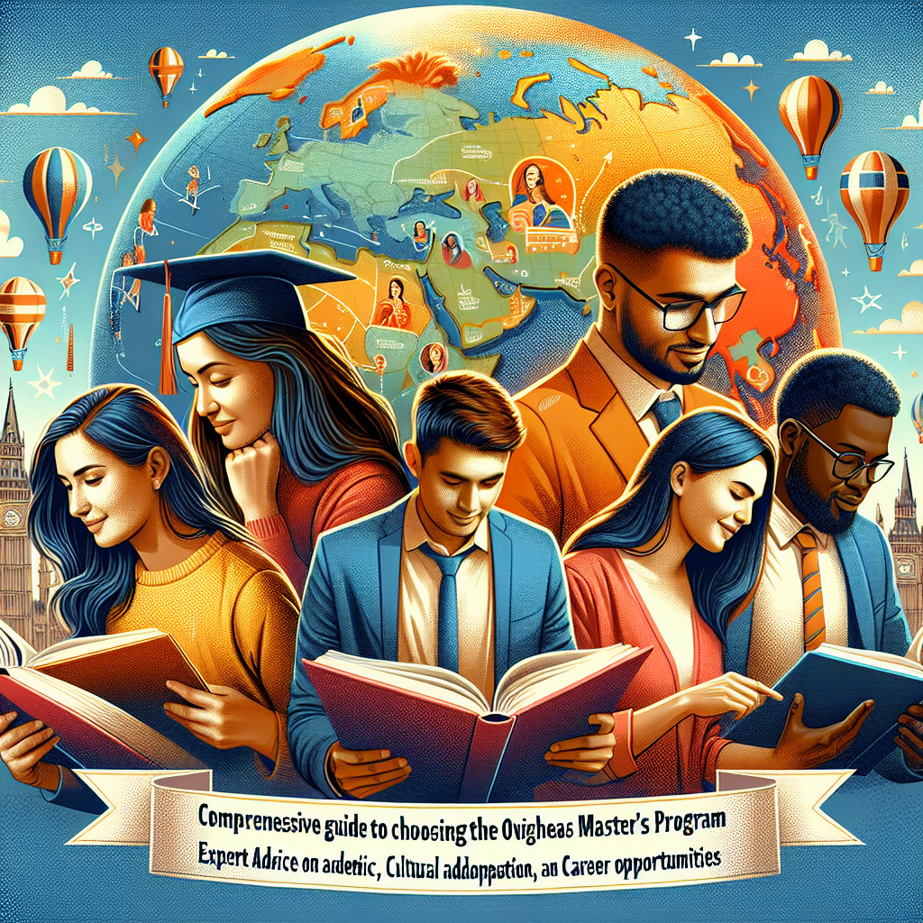 Complete Information to Selecting the Proper Abroad Grasp’s Program: Professional Recommendation on Educational Success, Cultural Adaptation, and Profession Alternatives