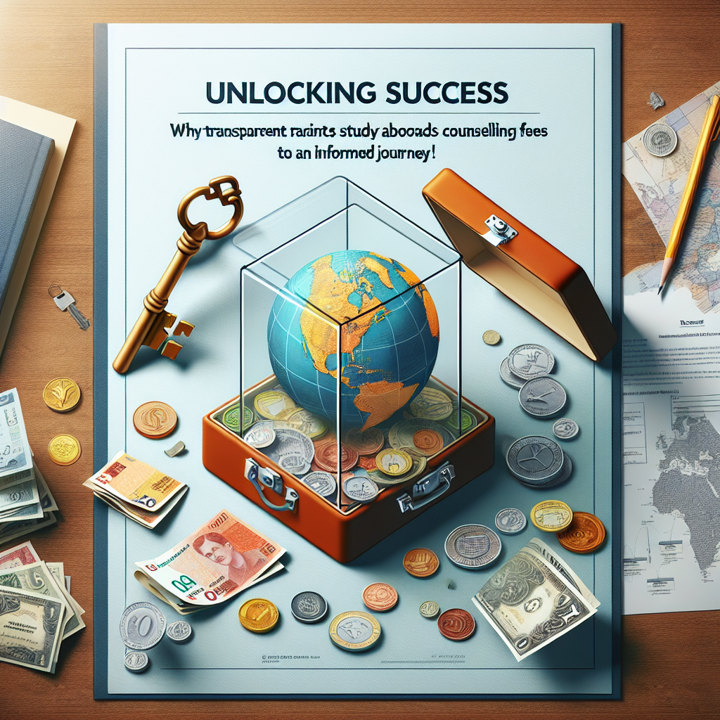 Unlocking Success: Why Clear Examine Overseas Counselling Charges Are Your Key to an Knowledgeable Journey!