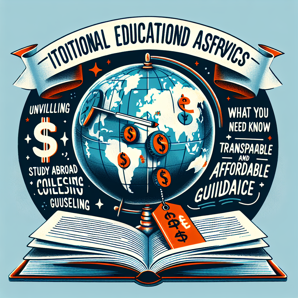 Unveiling Examine Overseas Counselling Charges: What You Have to Know for Clear and Reasonably priced Steering