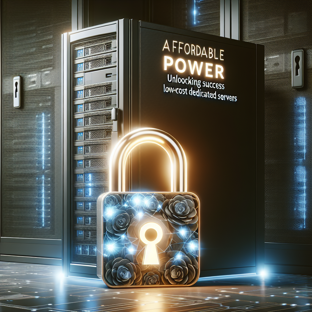 Affordable Power: Unlocking Success with Low-Cost Dedicated Servers