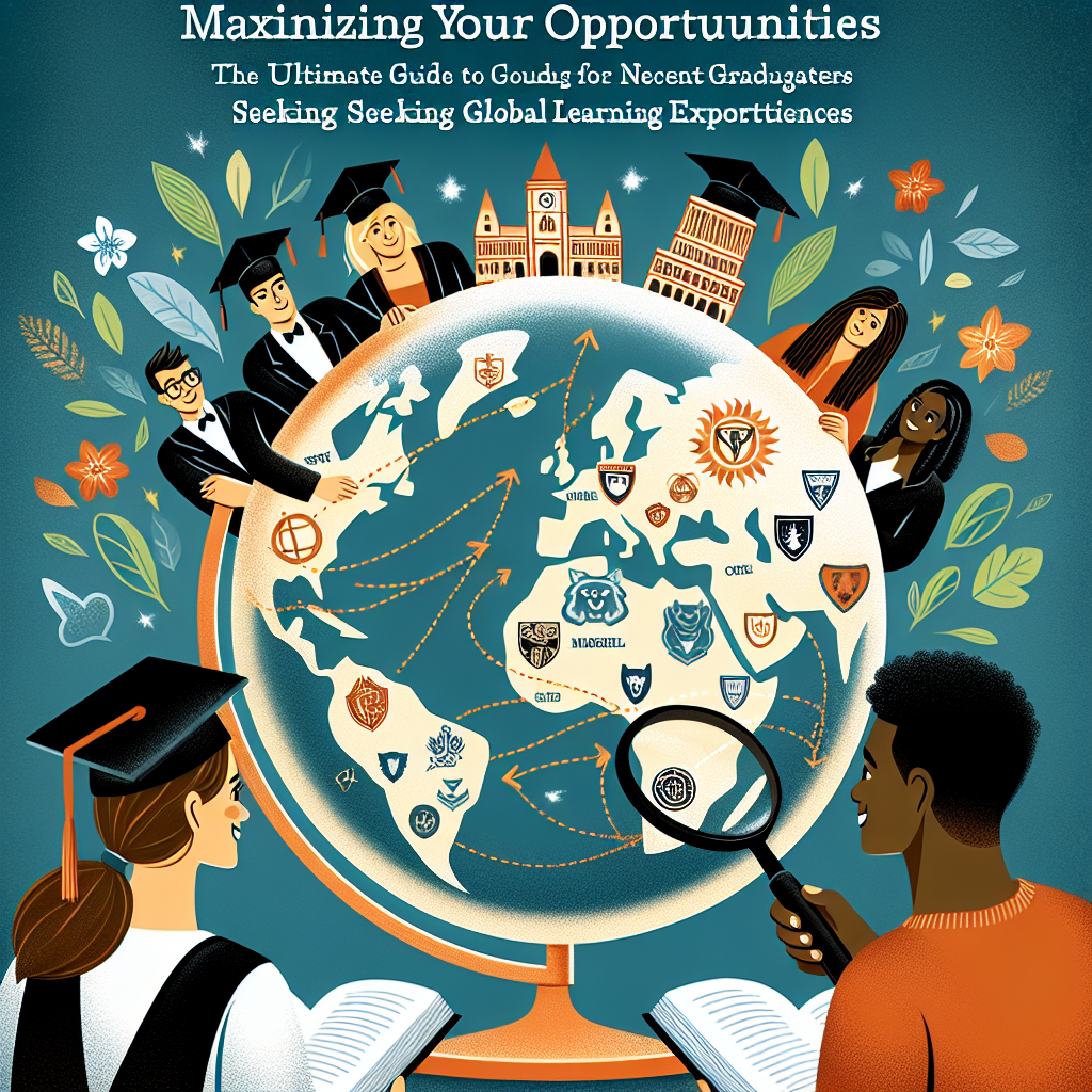 Maximizing Your Alternatives: The Final Information to Examine Overseas Counseling for Latest Graduates Searching for World Studying Experiences