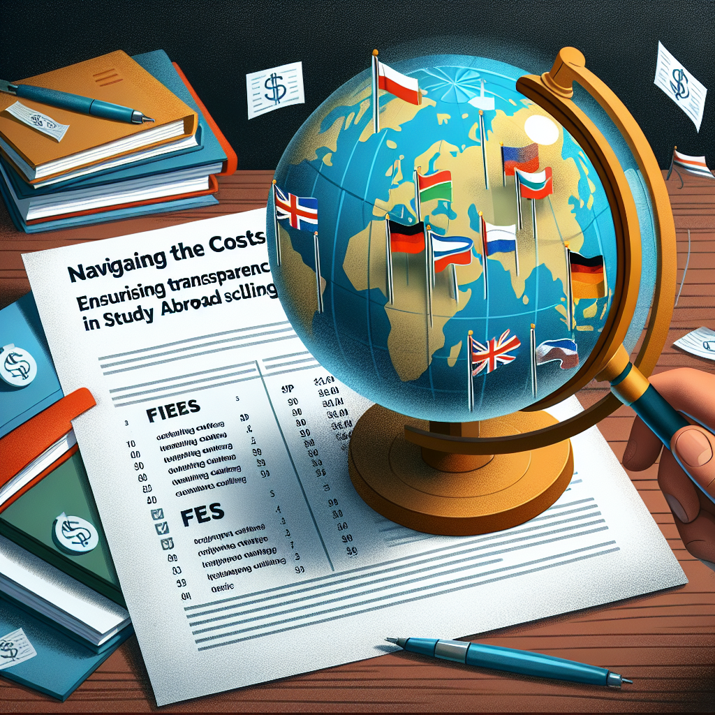 Navigating the Prices: Making certain Transparency in Research Overseas Counselling Charges