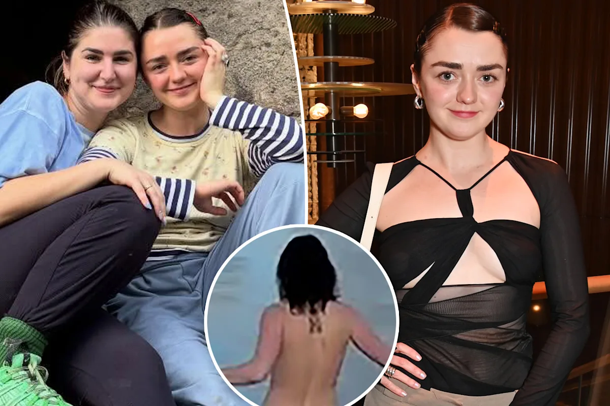 Maisie Williams Enjoys a Skinny Dipping Escape in Italy