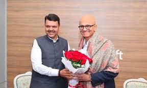 Maharashtra Unveils AI-Powered Cybercrime Initiative with Nadella and Fadnavis