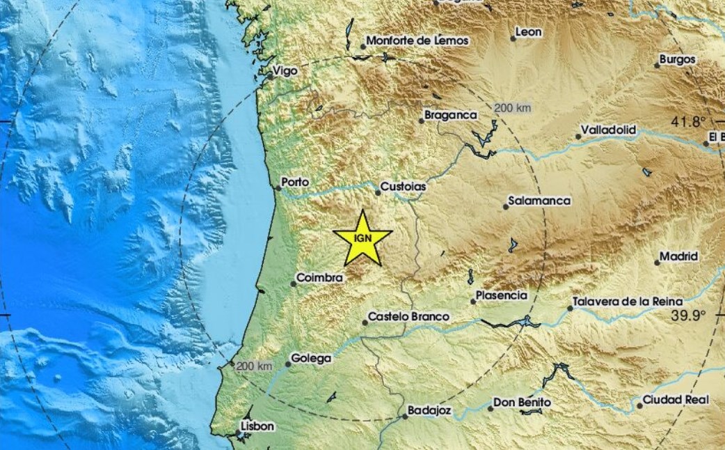 Reasonable Earthquake Felt in Central and Northern Portugal | Guarda