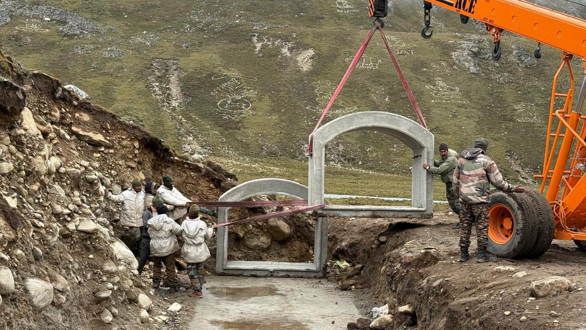 Trishakti Corps Innovates with On-Site 3D Concrete Printing in Forward Areas