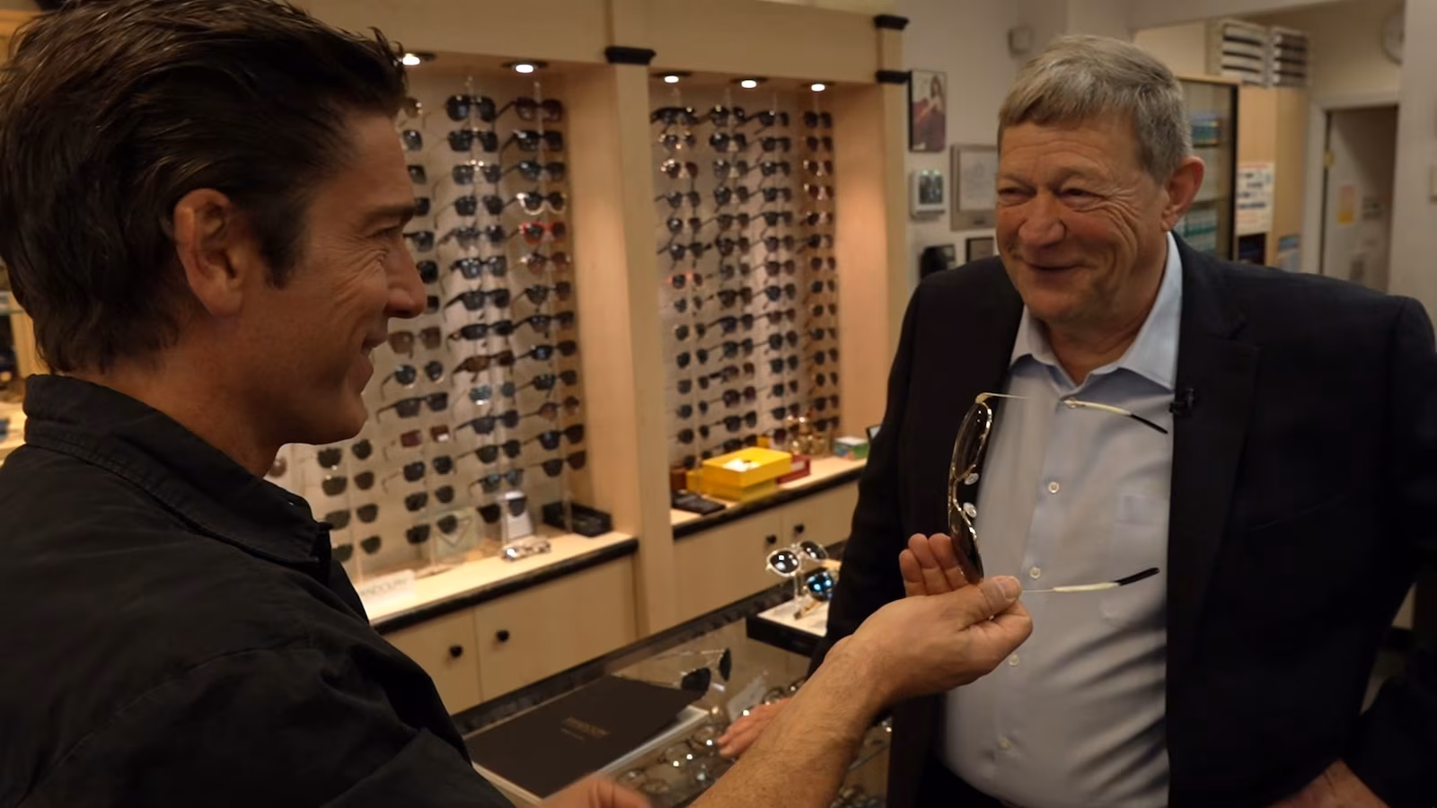 David Muir Fashions Randolph Engineering Shades Worn by US Fighter Pilots