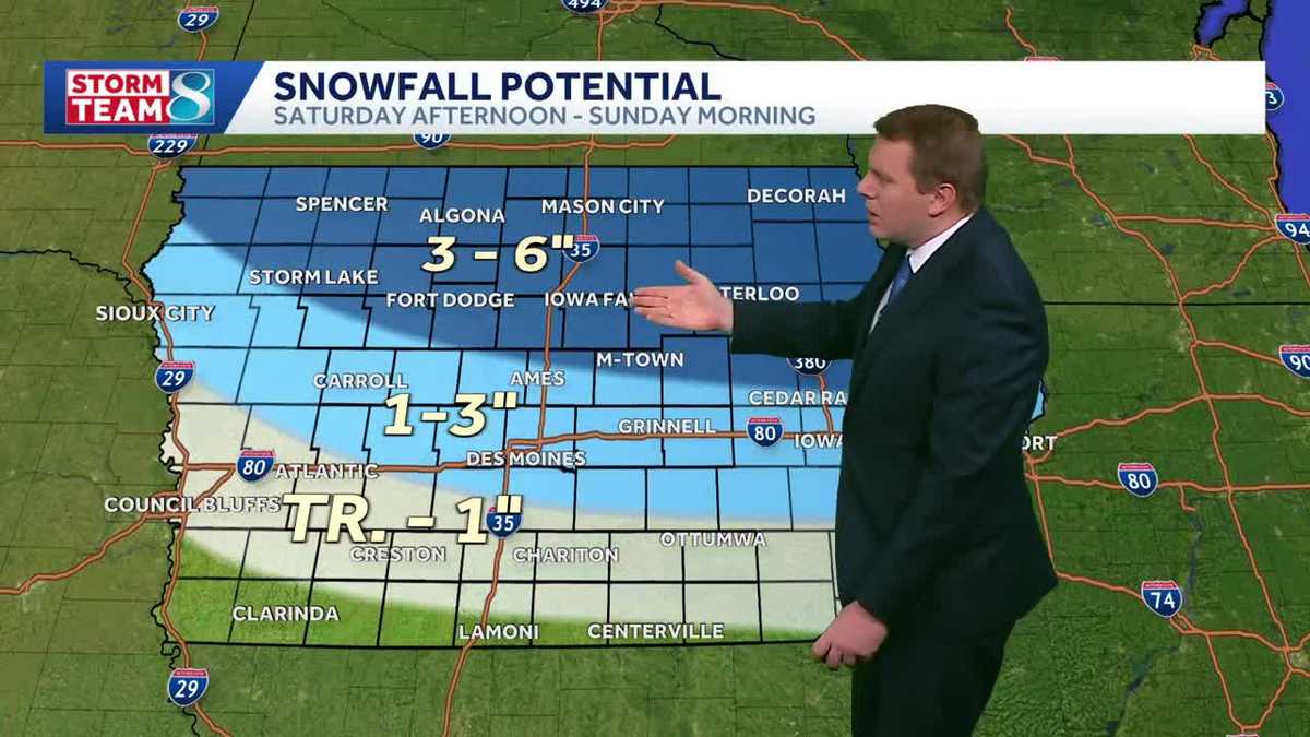 Snow Expected This Afternoon with Colder Temperatures for Sunday