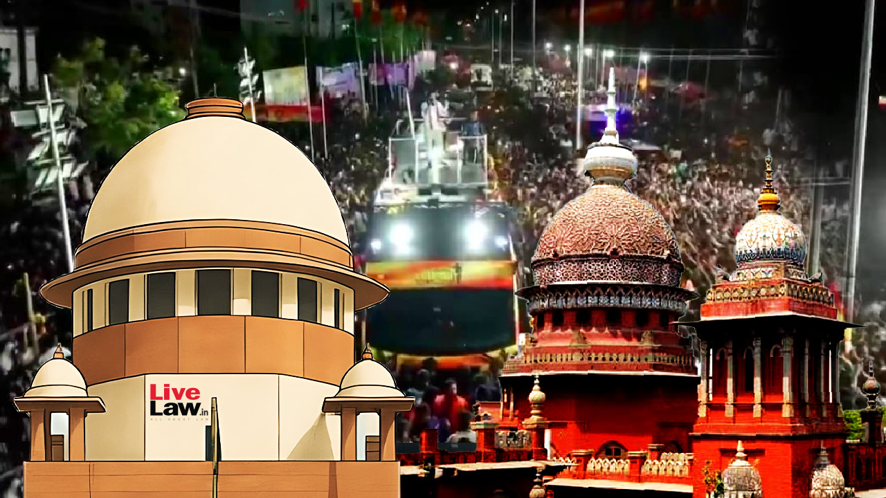 Supreme Courtroom Evaluations HC Registrar Normal’s Report on Karur Stampede Incident