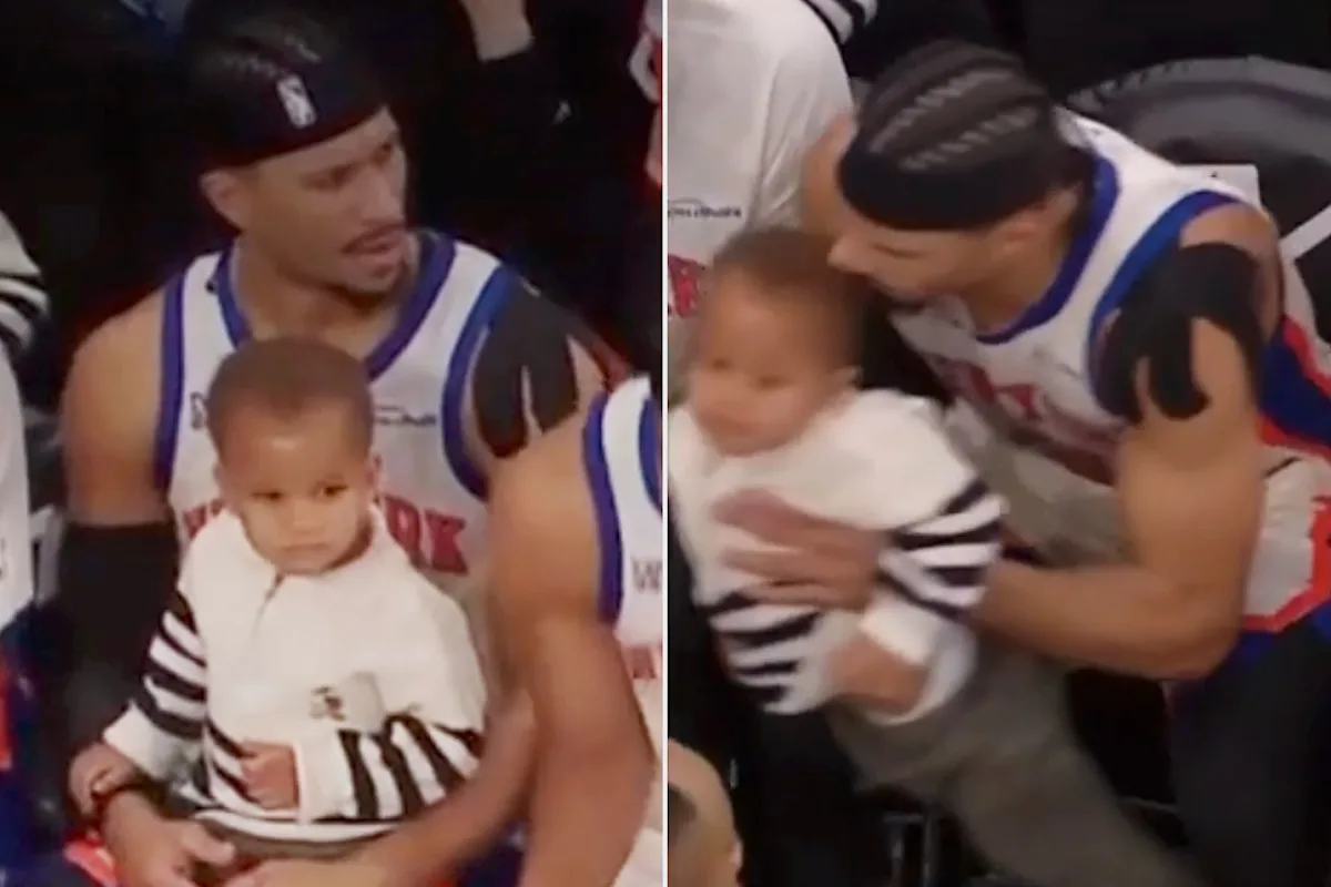 Josh Hart Playfully Passes Son to Mitchell Robinson Throughout Knicks Sport