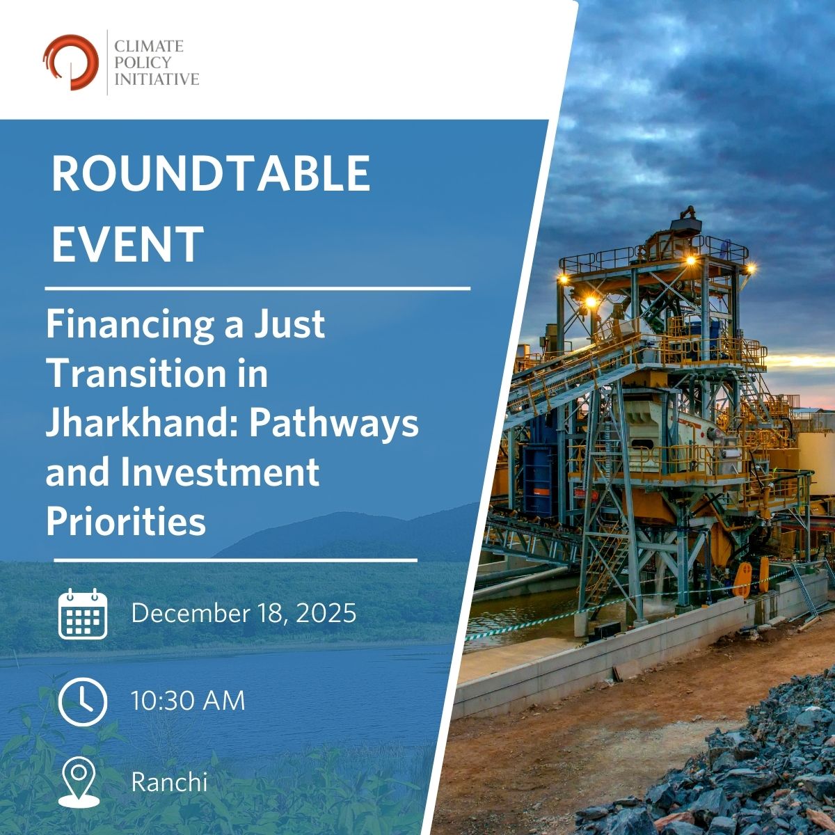 Investing in a Simply Transition: Pathways for Jharkhand’s Sustainable Future