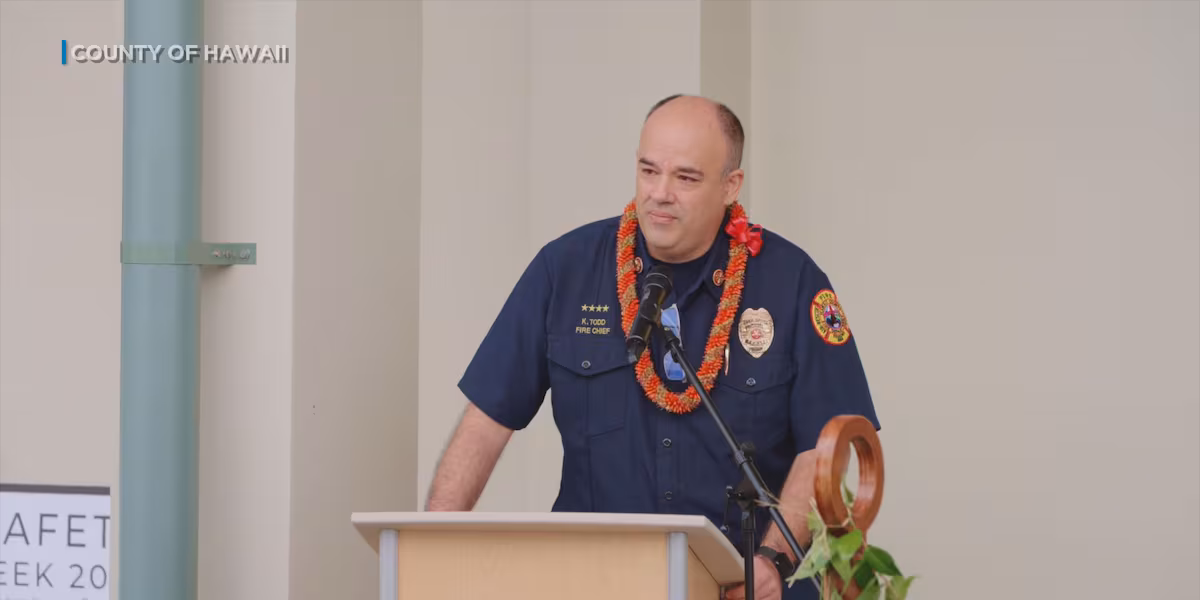 Tragic Loss: Hawaii County Fireplace Chief Kazuo Todd Passes Away at 45