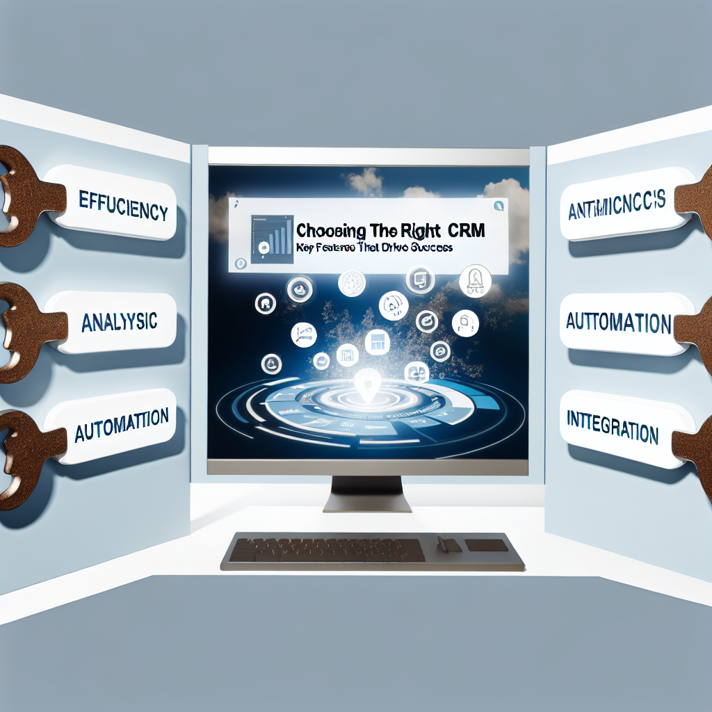 Selecting the Proper CRM: Key Options That Drive Success