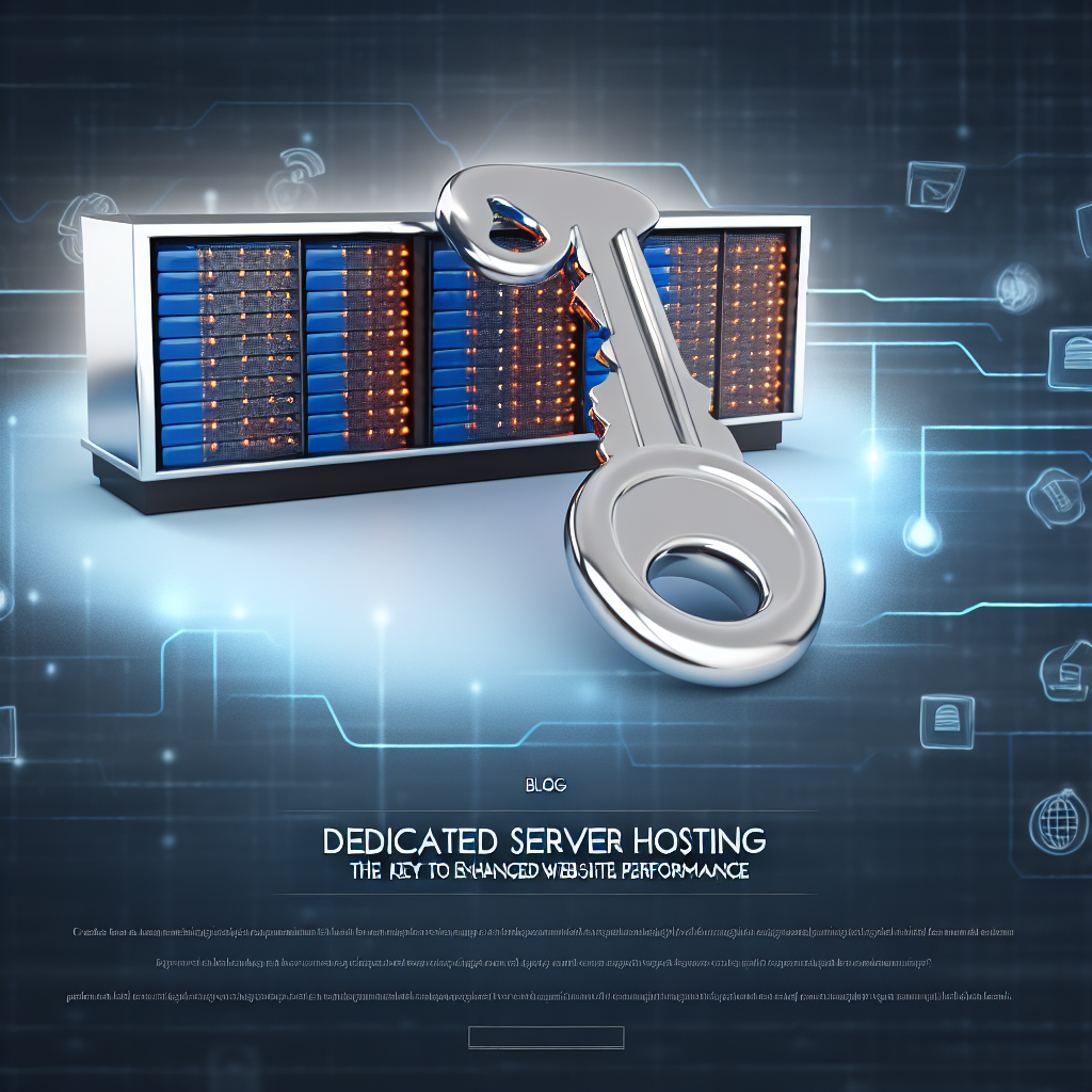 Devoted Server Internet hosting: The Key to Enhanced Web site Efficiency