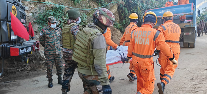 Search and Restoration Operations Underway at Anjaw Accident Website