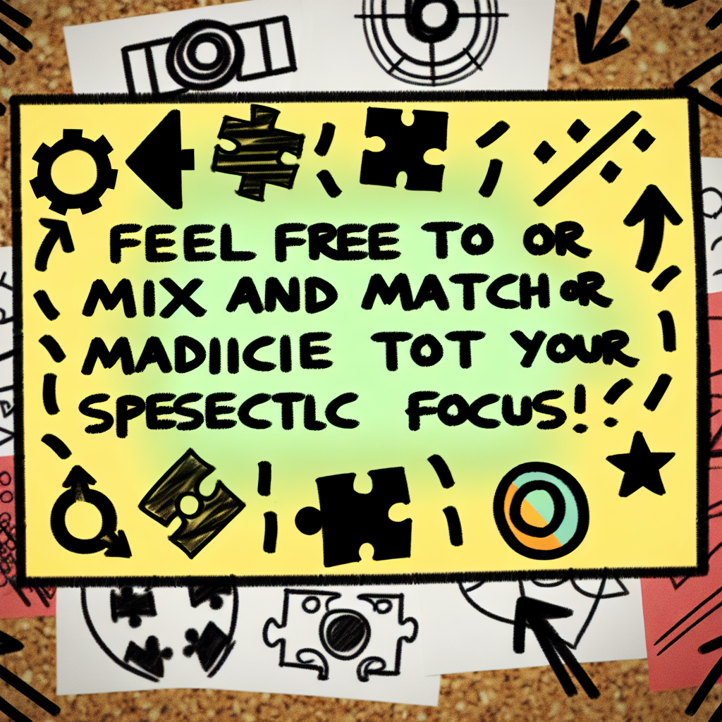 Feel free to mix and match or modify them to better fit your specific focus!