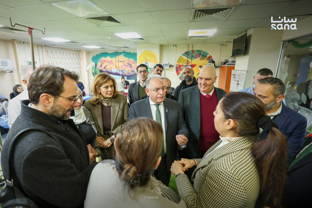 Ministers of Finance and Social Affairs Tour Al-Biruni Hospital for Most cancers Care