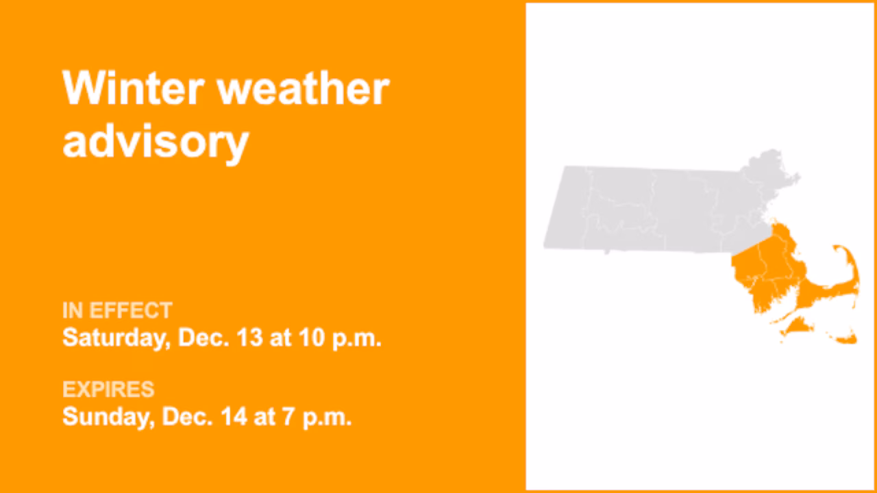 Winter Climate Advisory for five Massachusetts Counties Prolonged Till Sunday Night