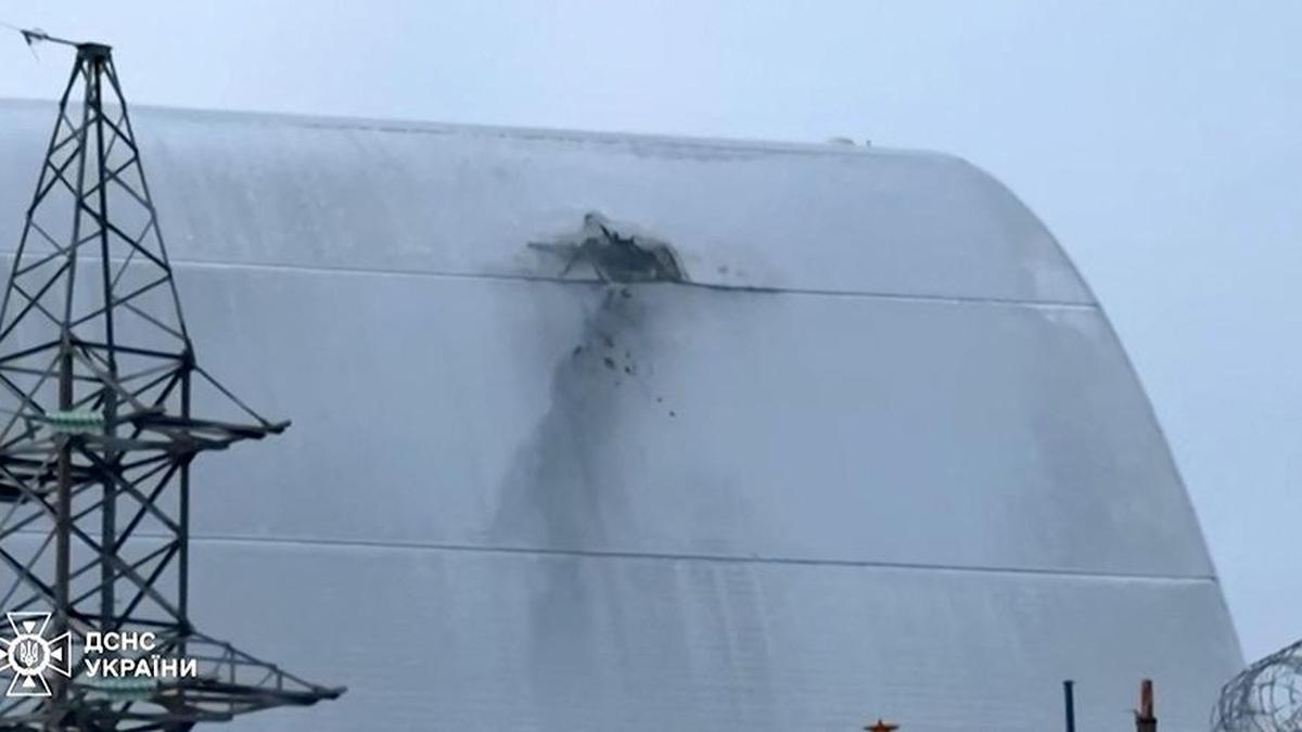 Chernobyl Nuclear Plant’s Protective Shield Sustains Damage, Reports UN Agency