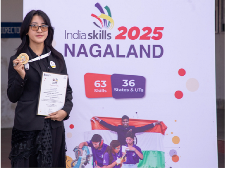Gold Medal Triumph for IUN Pupil at IndiaSkills 2025 Vogue Expertise Competitors