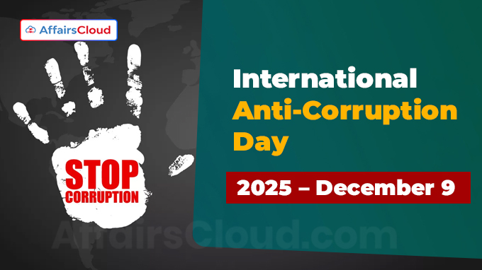 World Observance of Anti-Corruption Day 2025 – December 9