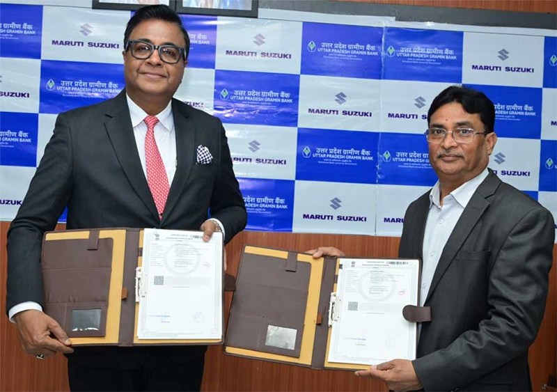 Maruti Companions with Uttar Pradesh Gramin Financial institution for Car Financing Options