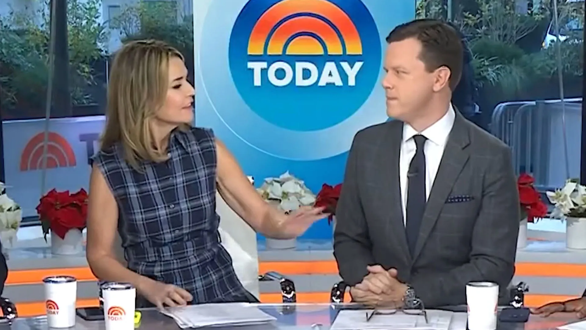 Savannah Guthrie Playfully Roasts Willie Geist While Showcasing Her Brooklyn Home’s Christmas Decor