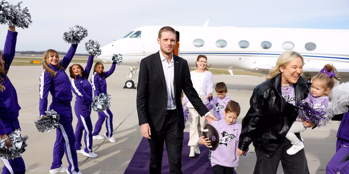 K-State Welcomes New Head Football Coach Collin Klein