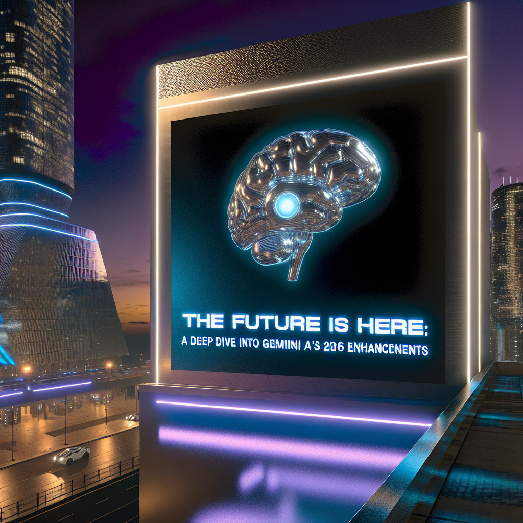 The Future is Here: A Deep Dive into Gemini AI’s 2026 Enhancements
