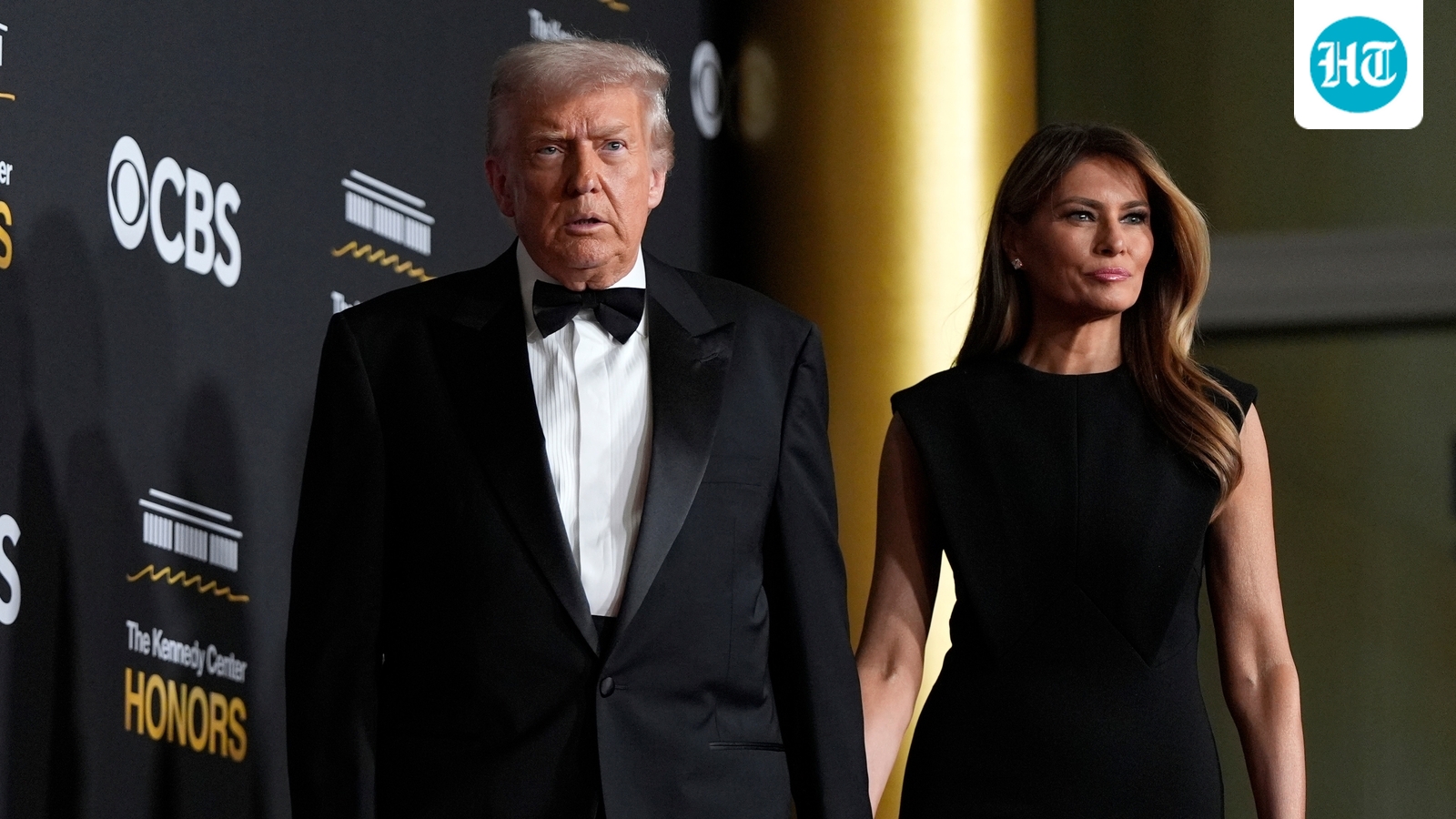 Donald and Melania Trump Dazzle in Coordinated Black Attire at the 2025 Kennedy Center Honors