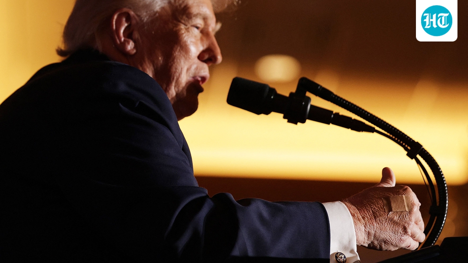 White Home Addresses Trump’s Bandaged Hand: ‘He’s All the time Shaking Arms’