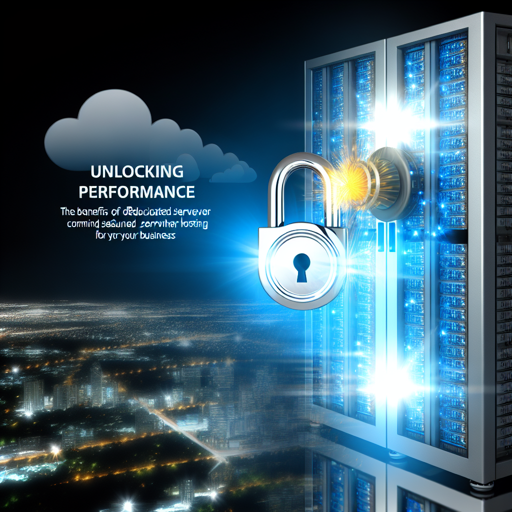 Unlocking Efficiency: The Advantages of Devoted Server Internet hosting for Your Enterprise