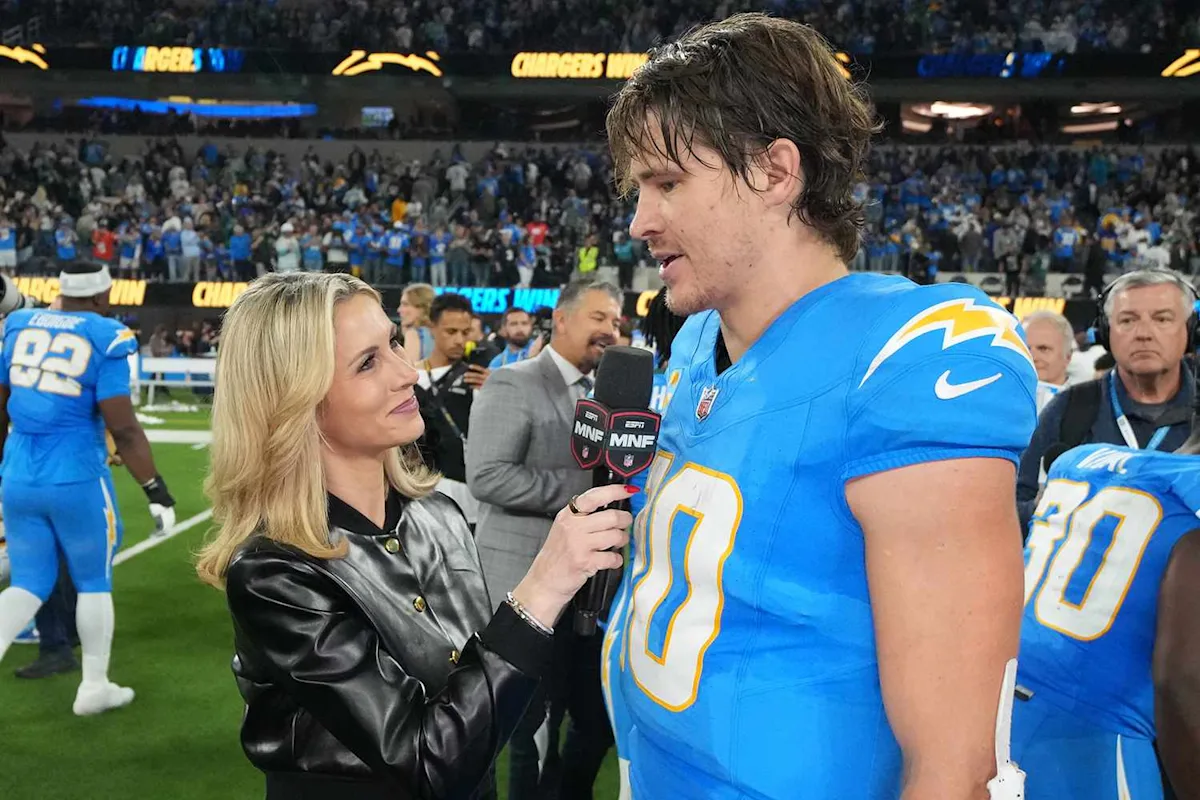 Justin Herbert Faces Backlash for Awkward Publish-Recreation Interview with ESPN’s Laura Rutledge