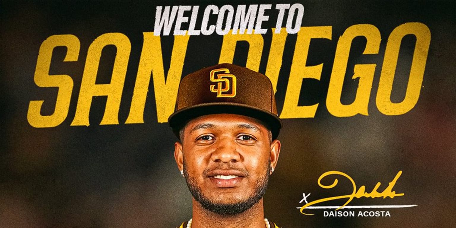 Daison Acosta Signs One-Year Contract with Padres